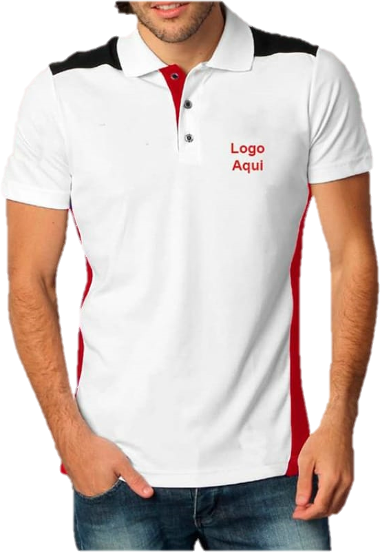 Polo con logo bordado